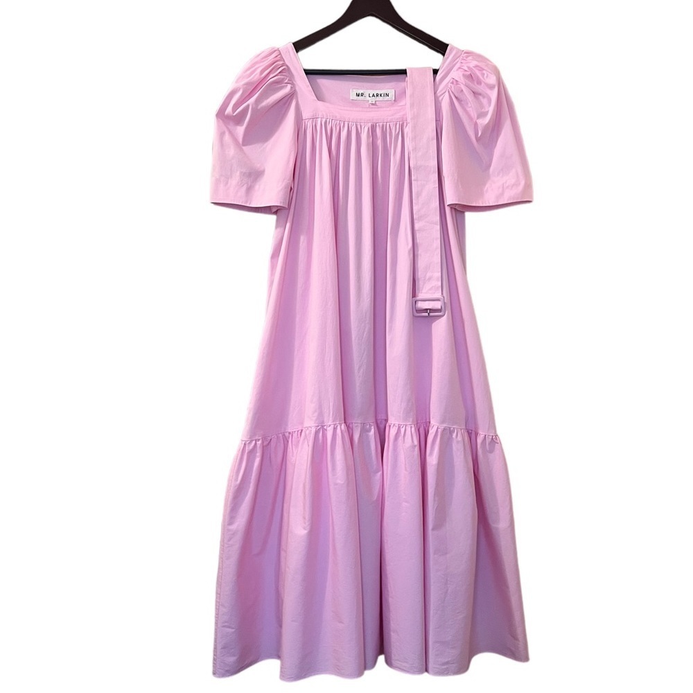Mr. Larkin‎ Dress Ode Midi Belted Sz M - Picture 5 of 10